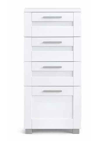VCM  Midischrank Schubladen Nilari 76 x 38 x 28 cm in Weiß