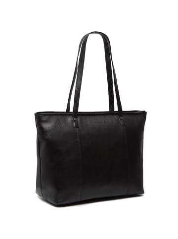 The Chesterfield Brand Salo Shopper Tasche Leder 39 cm Laptopfach in black