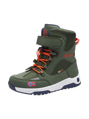 Trollkids Winter Schuhe "Lofoten XT" in Waldgrün/Orange