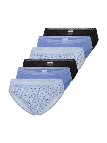 Schiesser Slip Modern Multi in hellblau,blau,schwarz