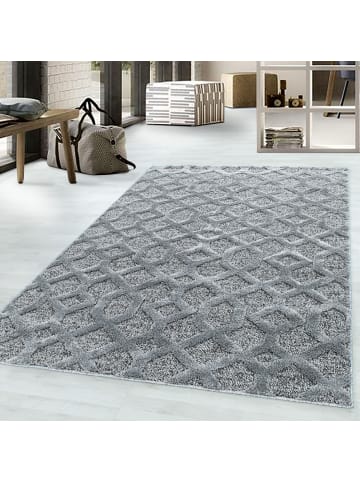 KADIMA DESIGN Teppich Hochflor Hoch-Tief Geometrisch Polypropylen Wohnzimmer