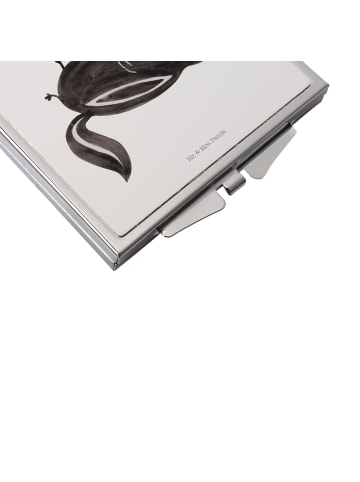 Mr. & Mrs. Panda Kosmetikspiegel Stinktier Ball ohne Spruch in Weiß