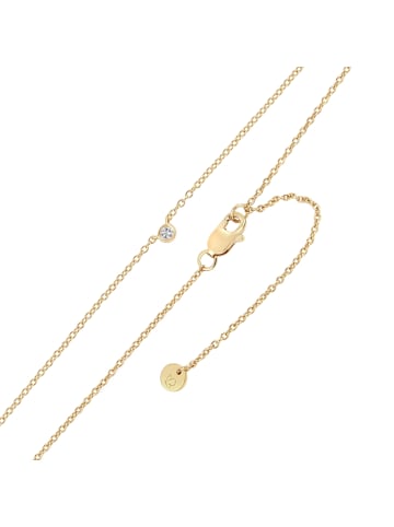 Glanzstücke München Kette aus Sterling Silber mit Topas in gelbgold