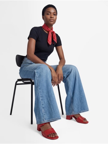 Levi´s Jeans 318 Shaping Wide Leg in medium stone