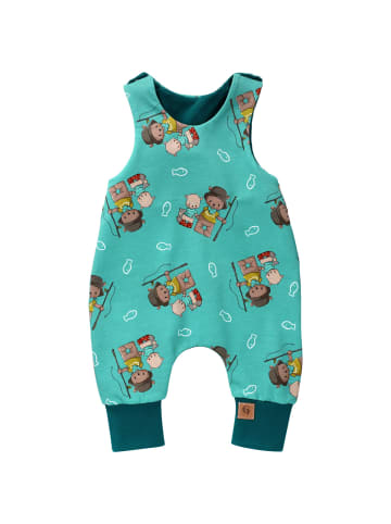 Land-Juwelen Strampler Handmade Angel in blau