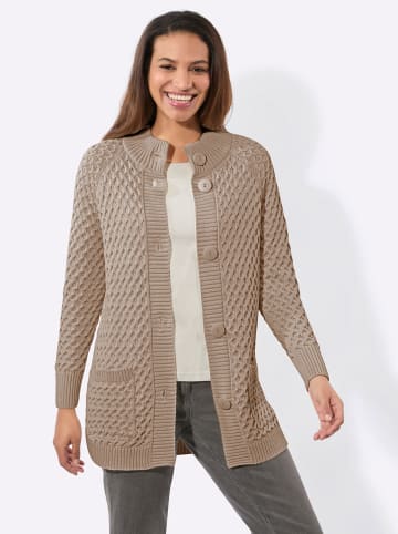 WITT WEIDEN Long-Strickjacke in sesam
