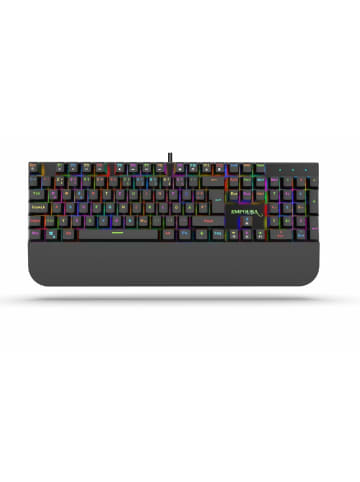 Inca Gaming Tastatur mechanische Metalltastatur 18 LED Modus RGB in Schwarz