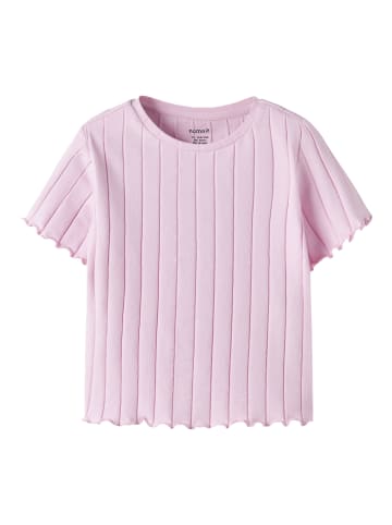 name it T-Shirt NKFNORALINA S/S CROP TOP in pirouette