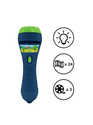 LEXIBOOK® Dinosaurier Geschichten-Projektor und Taschenlampe