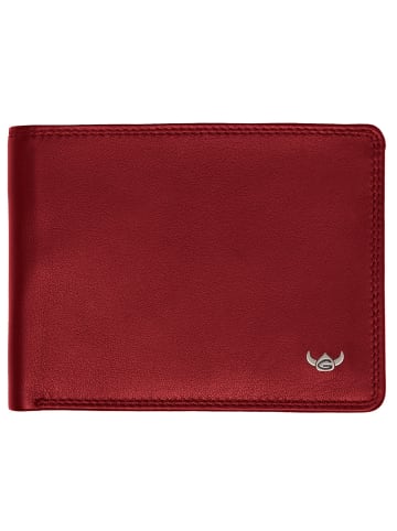 Golden Head Polo Geldbörse RFID Leder 12,5 cm rot