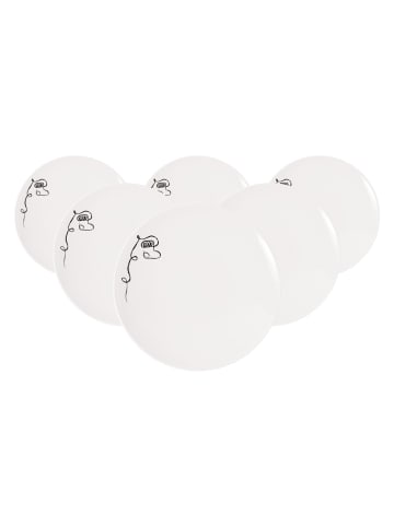 Villeroy & Boch 6er Set Frühstücksteller XMAS Statement Lines ø 21,2 cm in weiß