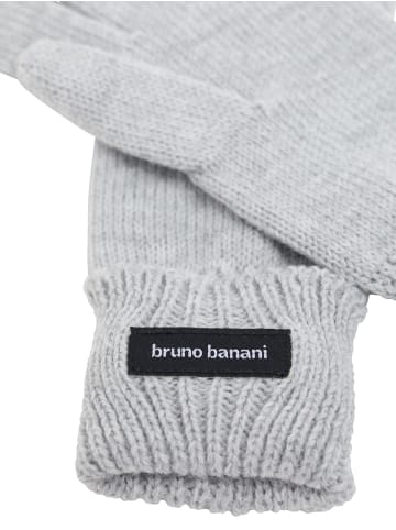 Bruno Banani Strickhandschuhe BUSH in Grau / Melange