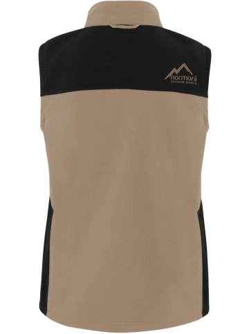 Normani Outdoor Sports Damen Fleeceweste Barrie in Beige