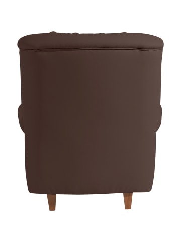 others HOCHLEHNSESSEL Katrin Bezug Kunstleder Buche natur / braun