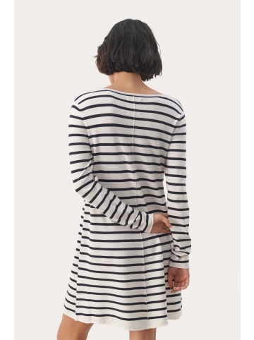 PART TWO Kleid ElsabethPW Gerade Passform in Dark Navy Stripe