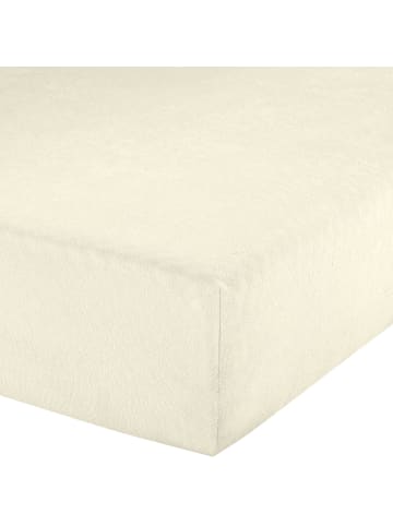 Erwin Müller Frottee Spannbettlaken Füssen in natur