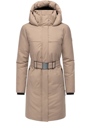 Navahoo Wintermantel Gipfelspass XIV in Taupe Grey
