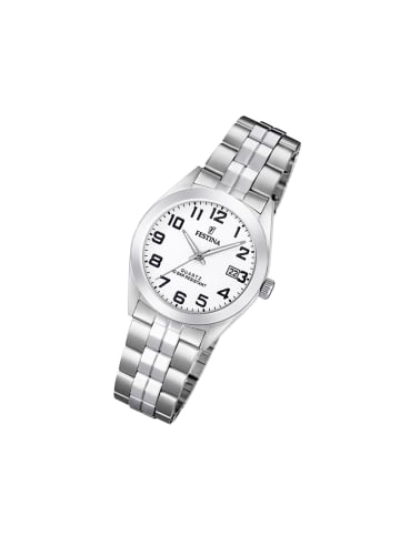 Festina Analog-Armbanduhr Festina Klassik silber klein (ca. 28mm)