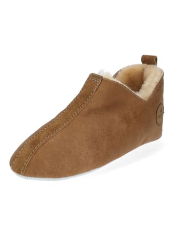 Shepherd Hausschuhe LINA in Cognac