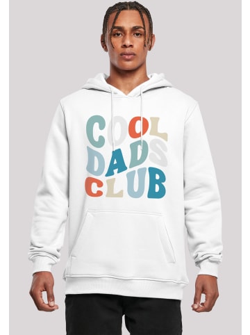 F4NT4STIC Hoodie Cool Dads Club Trendiges Vatertagsmotiv für Väter in weiß
