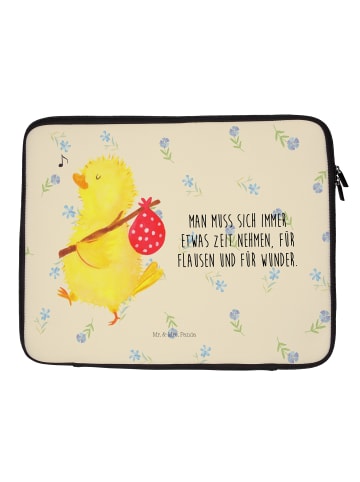 Mr. & Mrs. Panda Notebook Tasche Küken Wander mit Spruch in Blumig