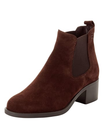 Tamaris Chelsea Boot in MOCCA SUEDE