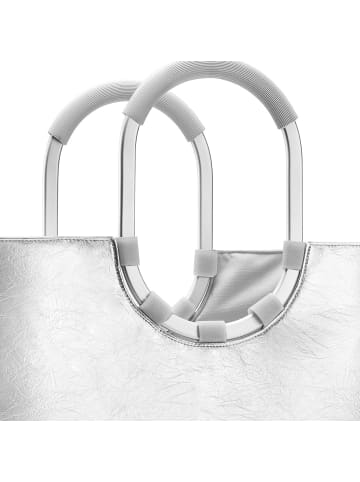 Reisenthel Loopshopper L Shopper Tasche 46 cm in silver crackle