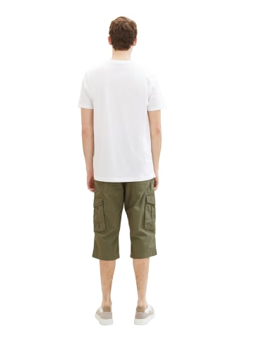 Tom Tailor Shorts Max Fit Hose Seitliche Taschen in Olive