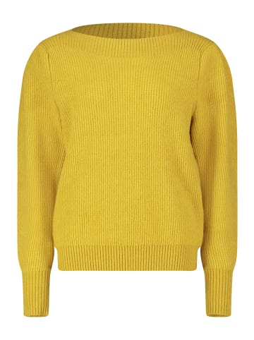 Betty Barclay Strickpullover mit U-Boot-Ausschnitt in Gelb