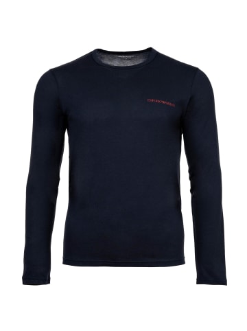 Emporio Armani Longsleeve 1er Pack in Blau