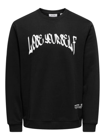 ONLY & SONS Sweatshirt in Black