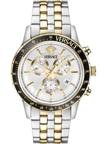 Versace Analoguhr für Herren in silber