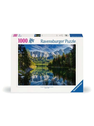 Ravensburger Puzzle 1.000 Teile Erwachsenenpuzzle 1000 Teile - Eibsee mit Wettersteingebirge und Zugspitze Ab 14 Jahre in bunt