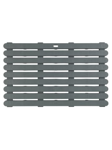 Wenko Badematte Indoor & Outdoor Grau, 50 x 80 cm, Badematte Mod. Indoor & Outdoor Grau, 50 x 80 cm in Grau