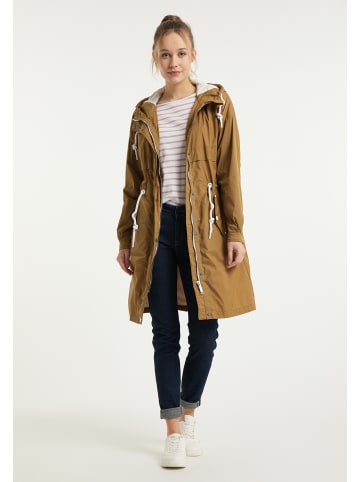 DreiMaster Damen Leichter Parka in Dunkelsand