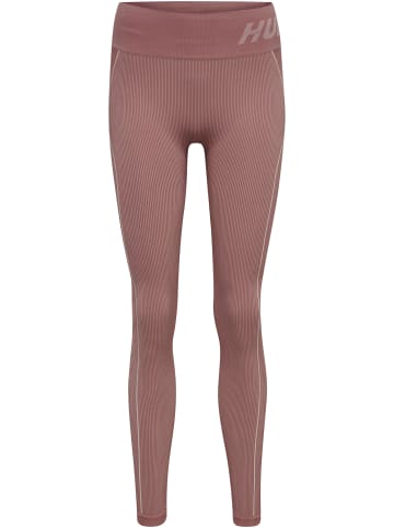 Hummel Hummel Leggings Hmlte Multisport Damen Dehnbarem Schnelltrocknend Nahtlosen in WITHERED ROSE/ROSE TAN MELANGE