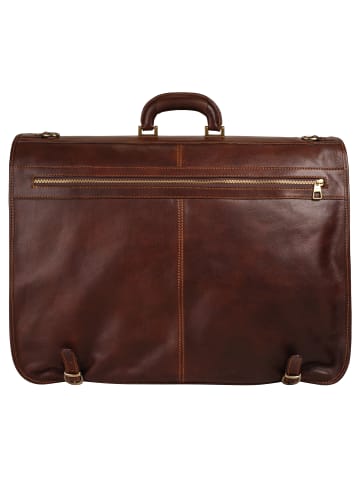 piké Kleidersack echt Leder in braun