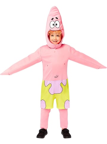 amscan Kinderkostüm Patrick Overall Mütze Spongebob Seestern Karneval Größe 104