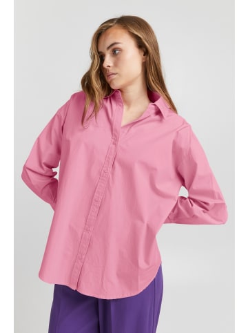 ICHI Langarmshirt in rosa