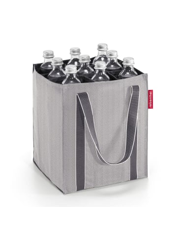 Reisenthel Flaschentasche 24 cm in herringbone grey