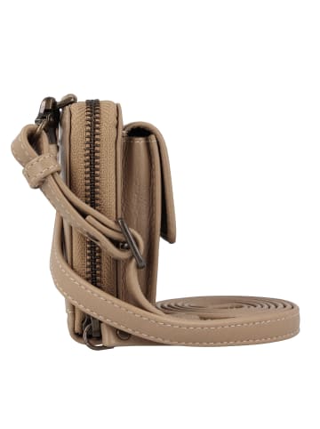 Esquire Peru Handytasche Leder 19 cm in taupe