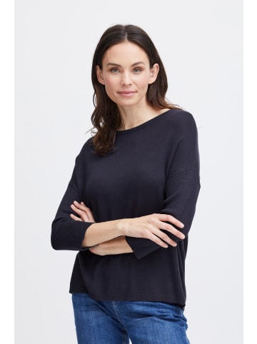 Fransa Strickpullover FRBLUME PU 2 20610794  Schlichter Strickpullover in Blau