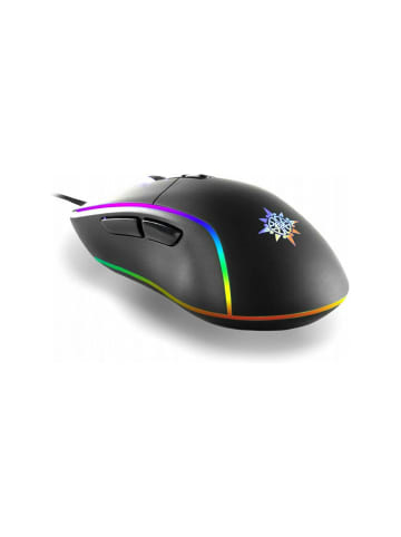 Inca Inca IMG-GT16 PRO Optisch Gaming Maus 6400 DPI RGB-Logo-Effekt in schwarz