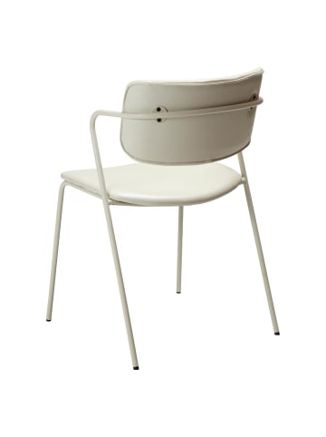 ebuy24 Esszimmerstuhl Zed Weiß 2er Set