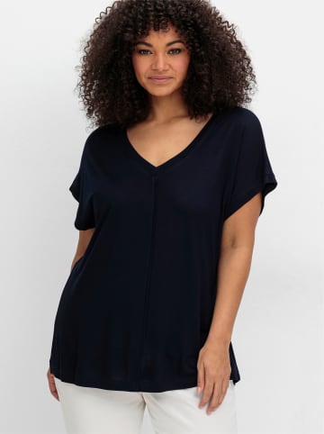 sheego T-Shirt in tiefblau