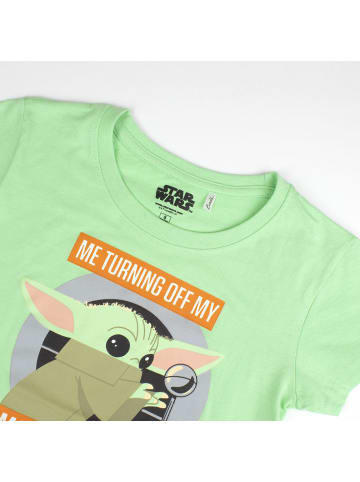 Star Wars Schlafanzug kurz Star Wars Baby Yoda Grogu in Grün
