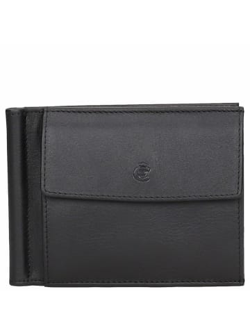 Esquire Logo - Geldbörse 8cc 12 cm RFID CARDSAFE in schwarz