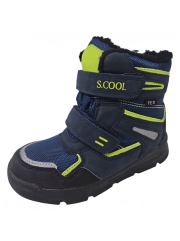 S'COOL Klettstiefel  in Blau