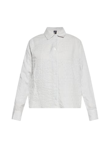 DreiMaster Maritim Damen Bluse in Hellblau Wollweiss