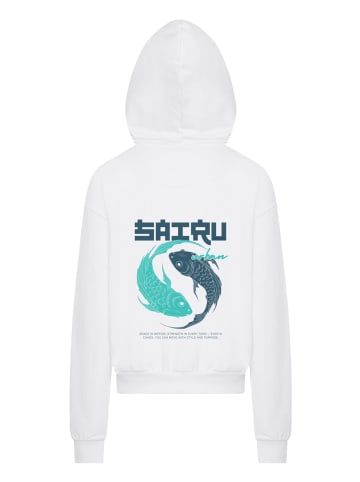 F4NT4STIC Ultra Heavy Hoodie Koi Fish Japan Streetstyle in weiß